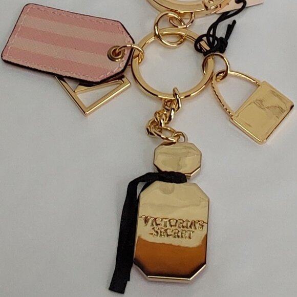 VICTORIA'S SECRET 'BOMBSHELL' SIGNATURE CHARMS PARFUM KEYCHAIN - Picture 7 of 16